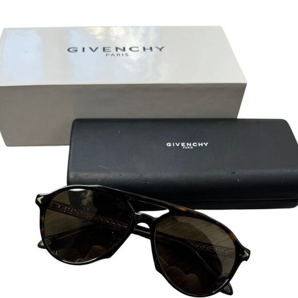 Givenchy Paris Women\'s GV 7076/S Tortoiseshell Sunglasses Brown Lenses